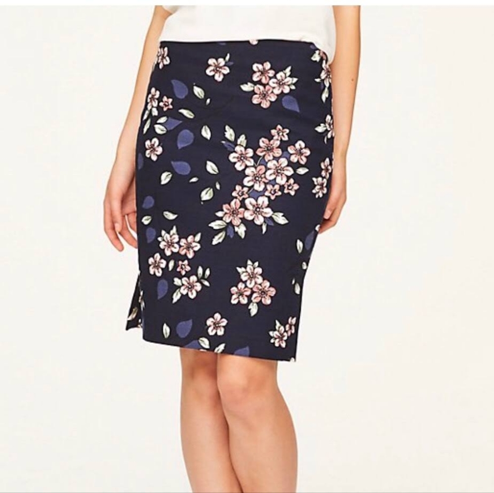 Loft linen skirt